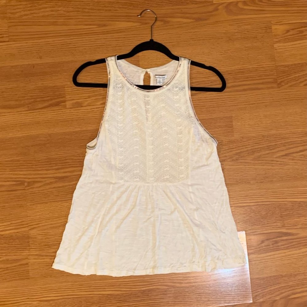 American Eagle White Tank
